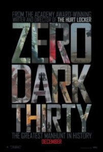 Zero Dark Thirty poster
