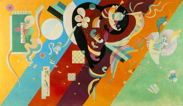 Composition 9 by Wassily Kandinski