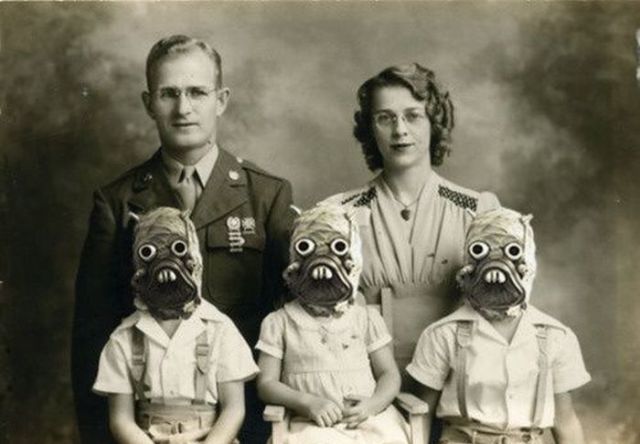 Odd family picture