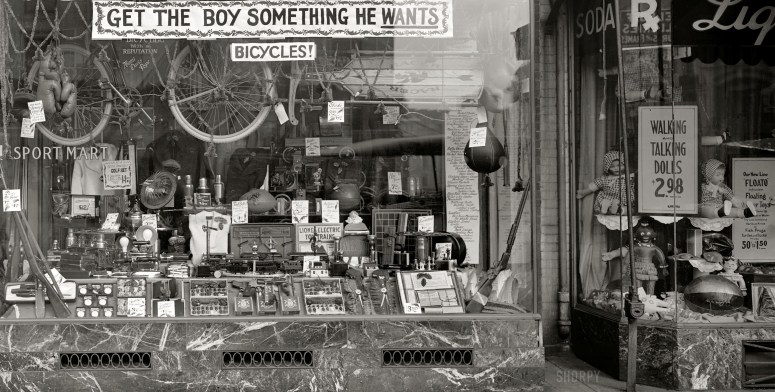 Store circa 1928. Get the boy something he wants!