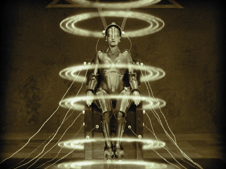 The Machine-Man, the most famous image from Metropolis.