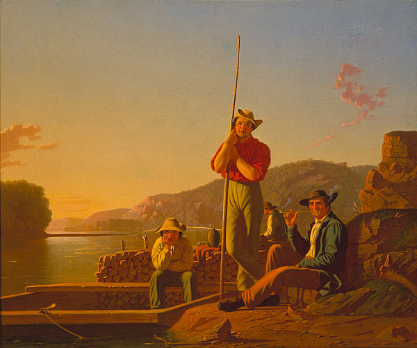 George Caleb Bingham ~ The Wood Boat