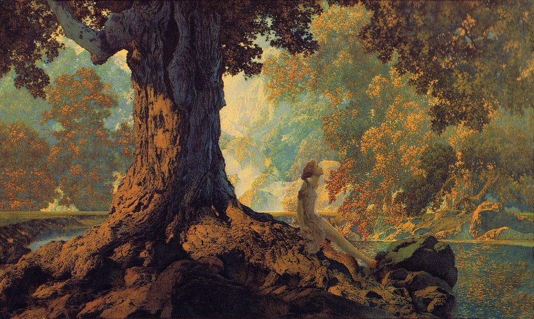 Maxfield Parrish ~ Dreaming