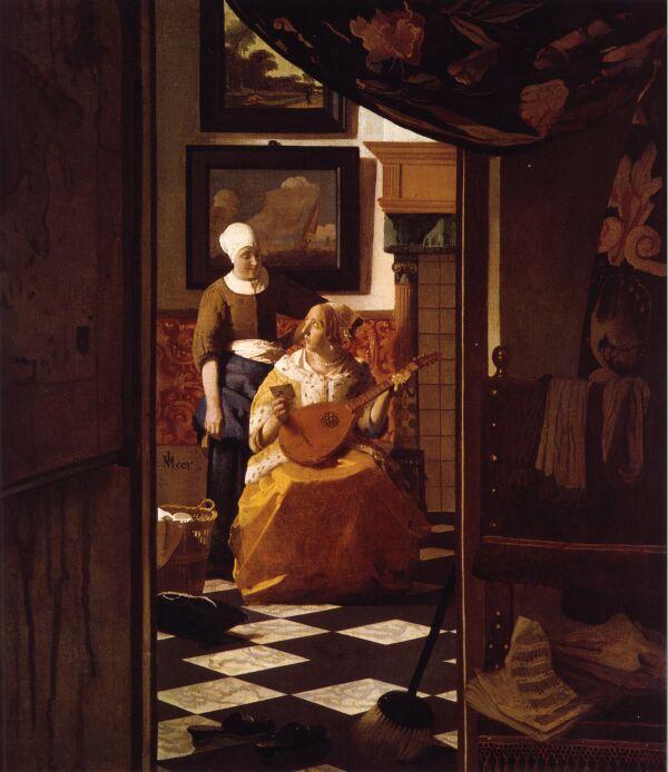 Vermeer ~ The Love Letter