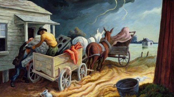Thomas Hart Benton ~ Spring on the Missouri