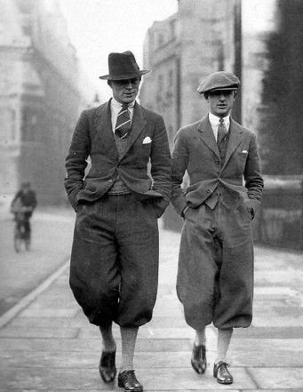 1926 ~ Two Men Wearing Knickerbockers