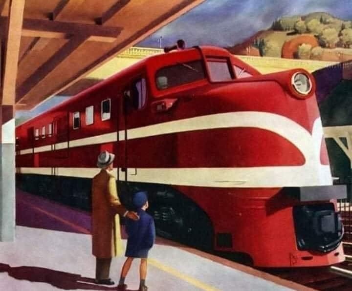 Edward Hopper ~ American Locomotive (1944)