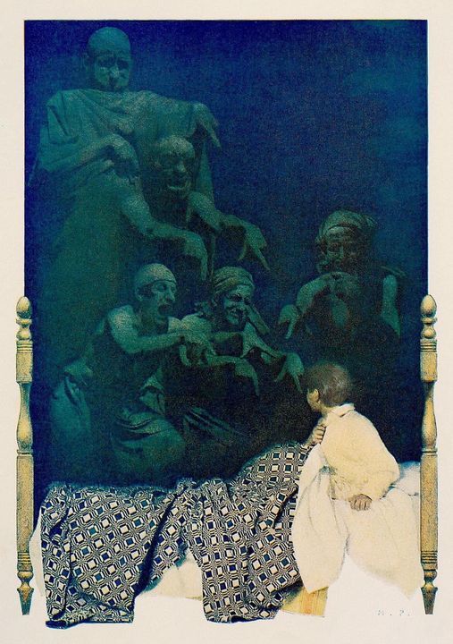 Maxfield Parrish ~ Seeing Things at Night (1903)