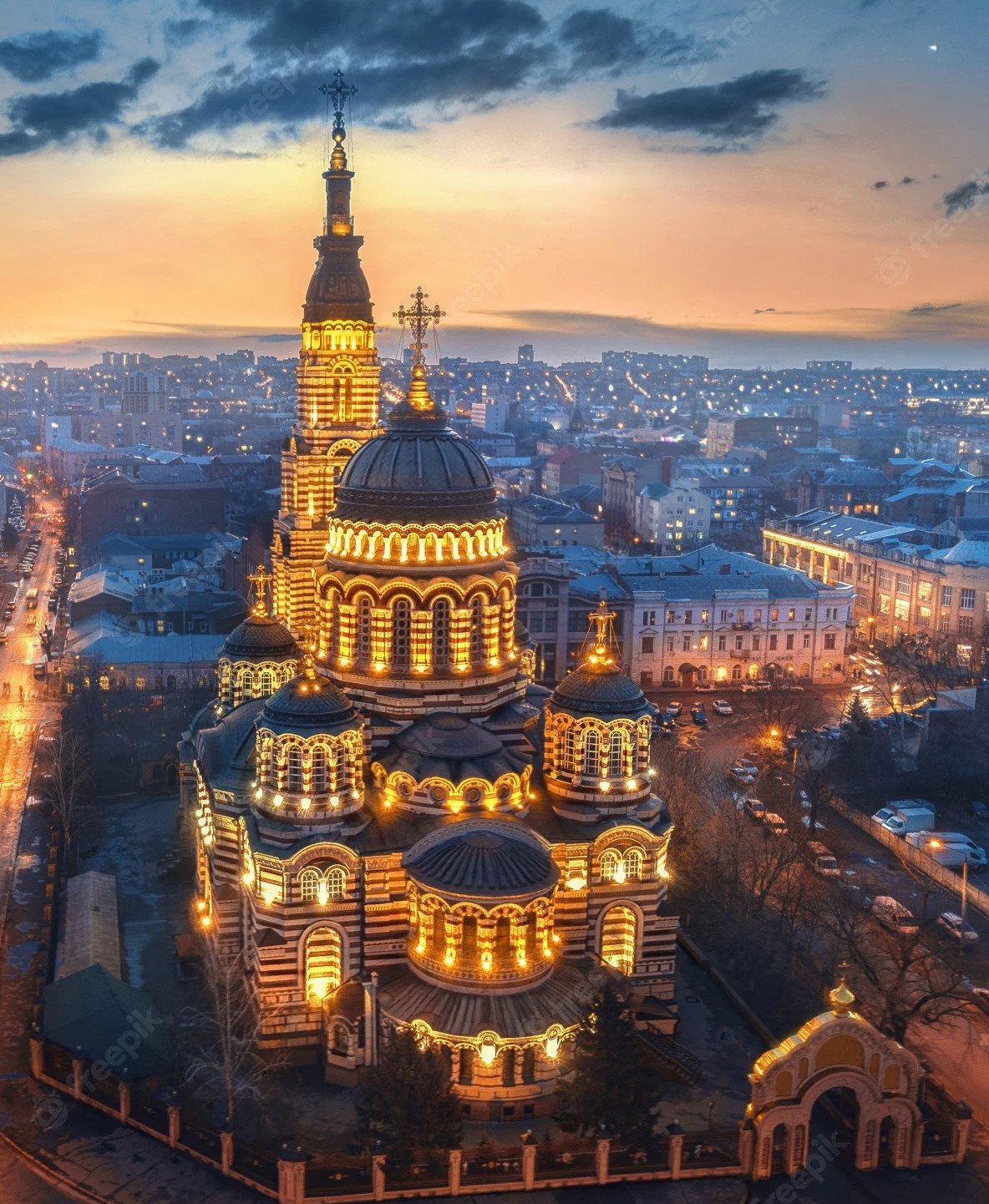 Annunciation Cathedral in Kharkiv, Ukraine