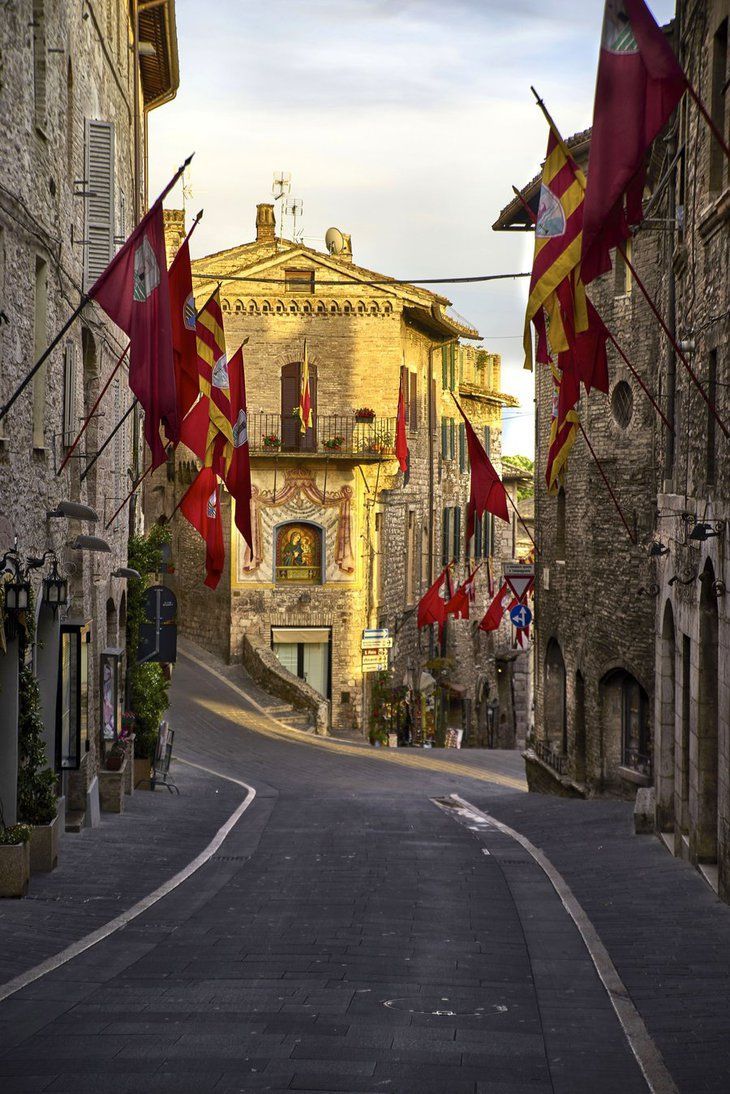 Street in Assisi, Italy
