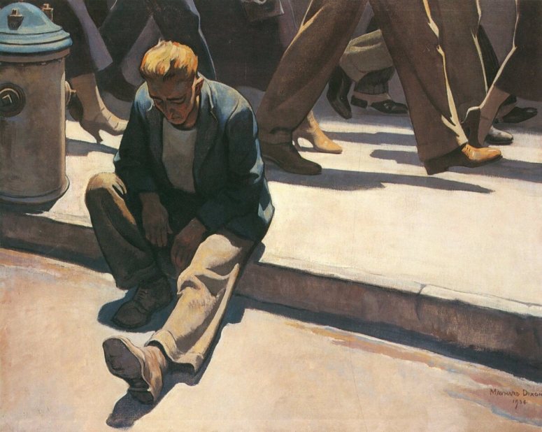 5 Forgotten Man (1934) by Maynard Dixon