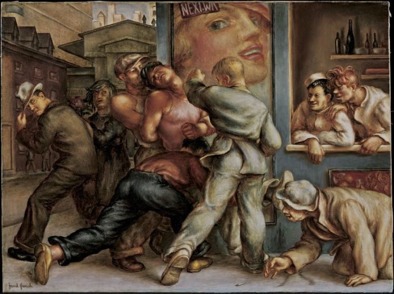 6 Street Fight (1934) by Jared French